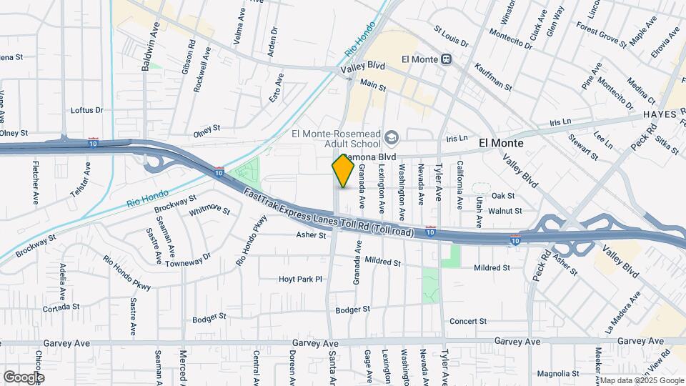 El Monte Townhouses Map and Location Details