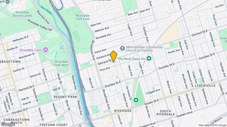 244 Boulton Ave Map and Location Details