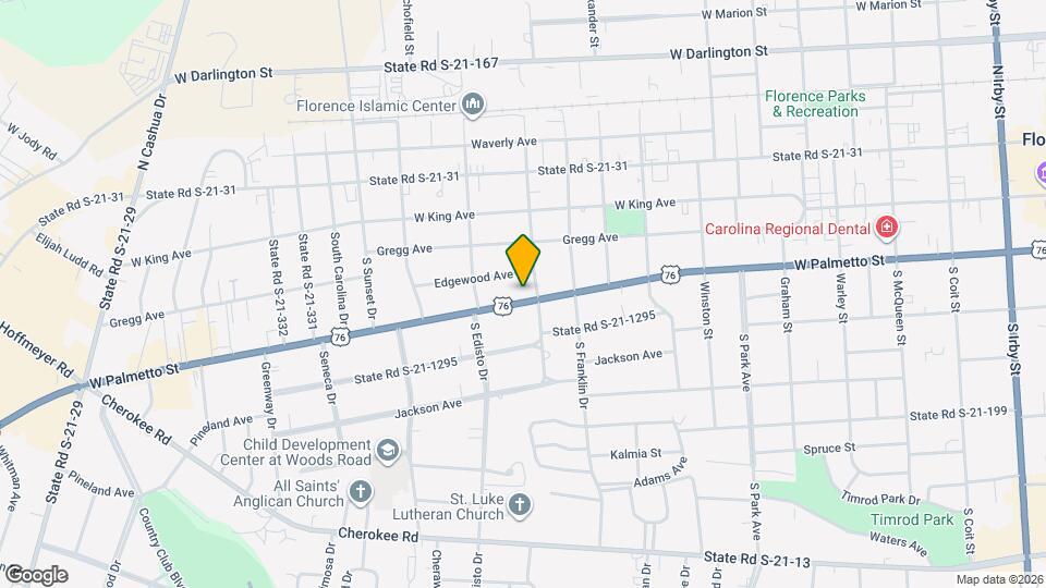 1205 W Palmetto St Mapa y Detalles de la Ubicación