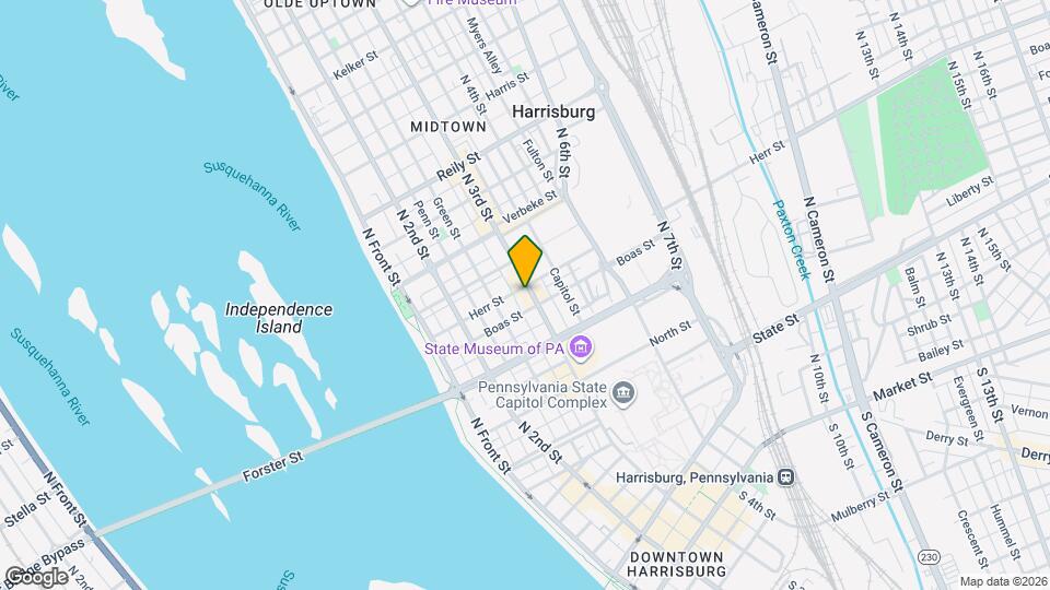 1008 N 3rd St Map and Location Details