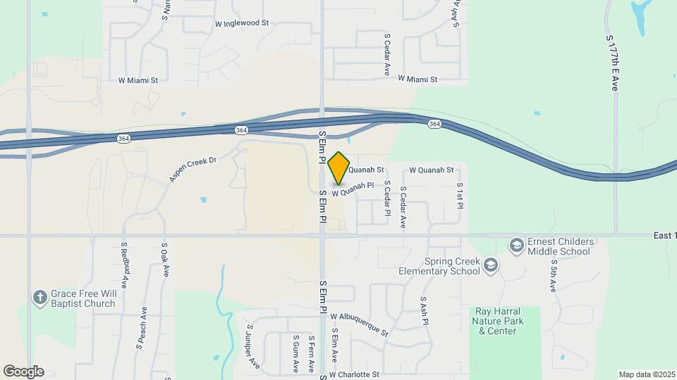 6217 S Elm Ave Map and Location Details