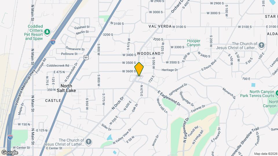 426 N Orch Dr Map and Location Details