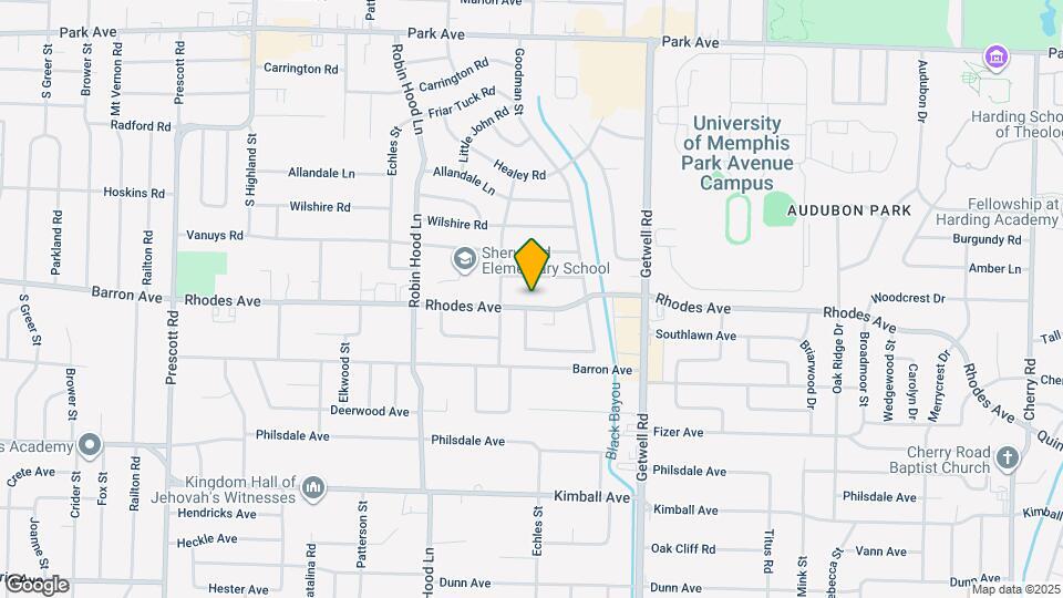 3812 Rhodes Ave Mapa y Detalles de la Ubicación