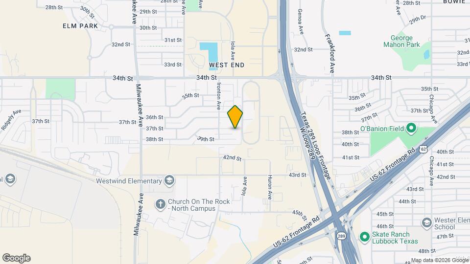 6105 38th St Map and Location Details