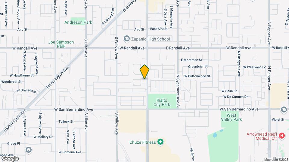 Spring Creek Apartment Map and Location Details