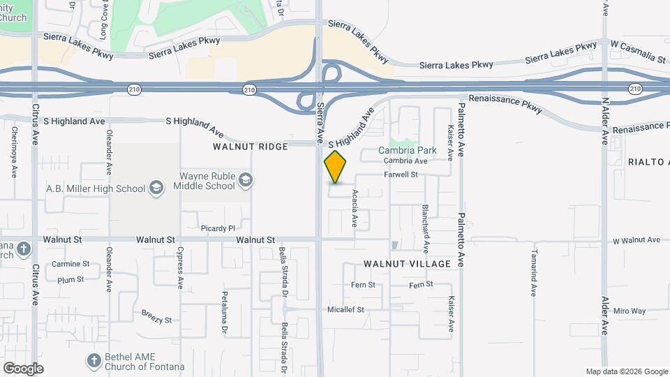 16933 Farwell St Map and Location Details