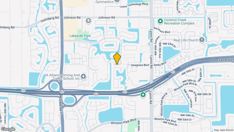 4893 NW 59th Ct Map and Location Details