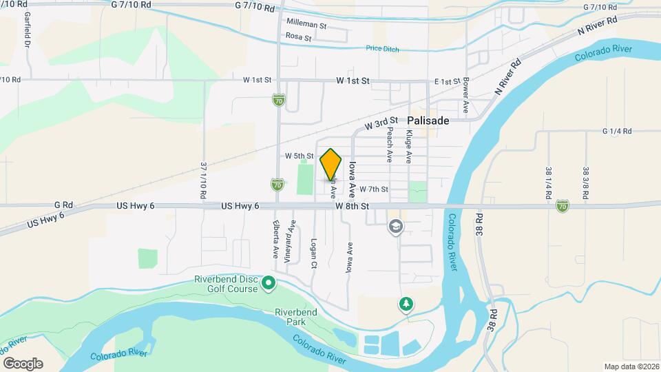 602 Lincoln Ave Map and Location Details