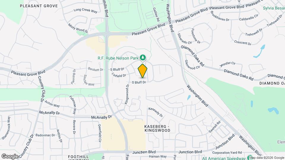 1057 S Bluff Dr Map and Location Details