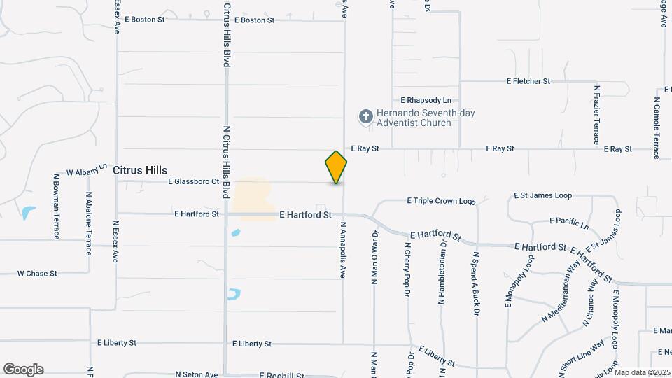 810 E Gilchrist Ct Map and Location Details