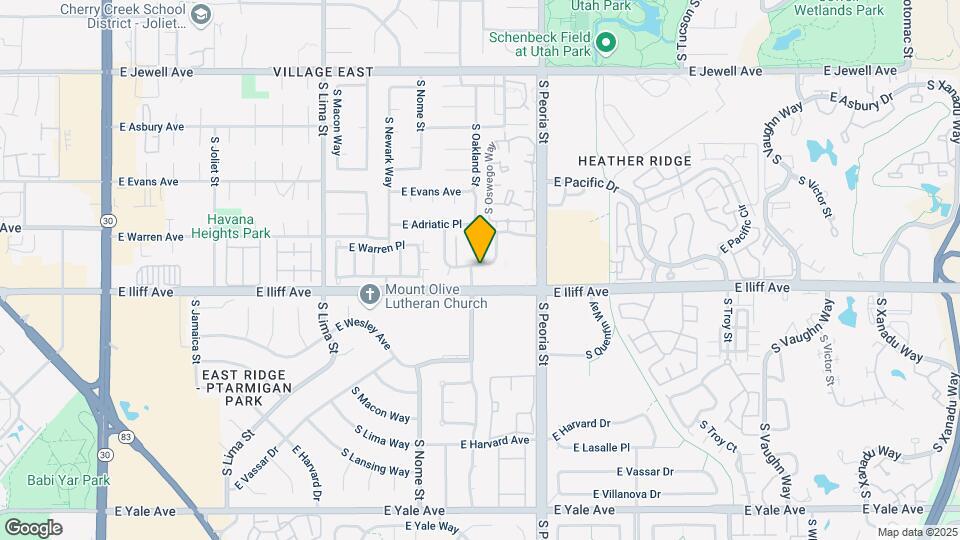 2280 S Oswego Way, Unit 301 Map and Location Details