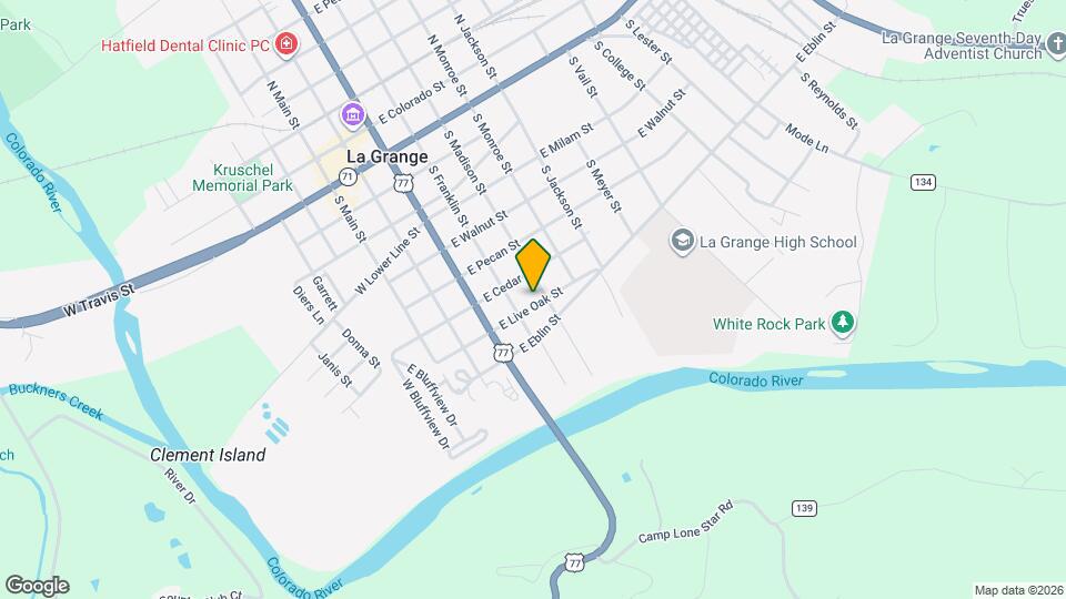 231 E Live Oak St Map and Location Details