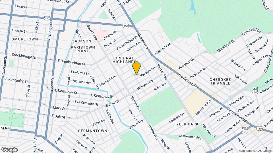 1401 Hepburn Ave Mapa y Detalles de la Ubicación