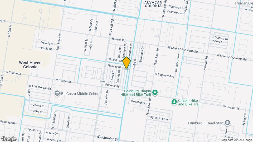 1704 Nassau St Map and Location Details