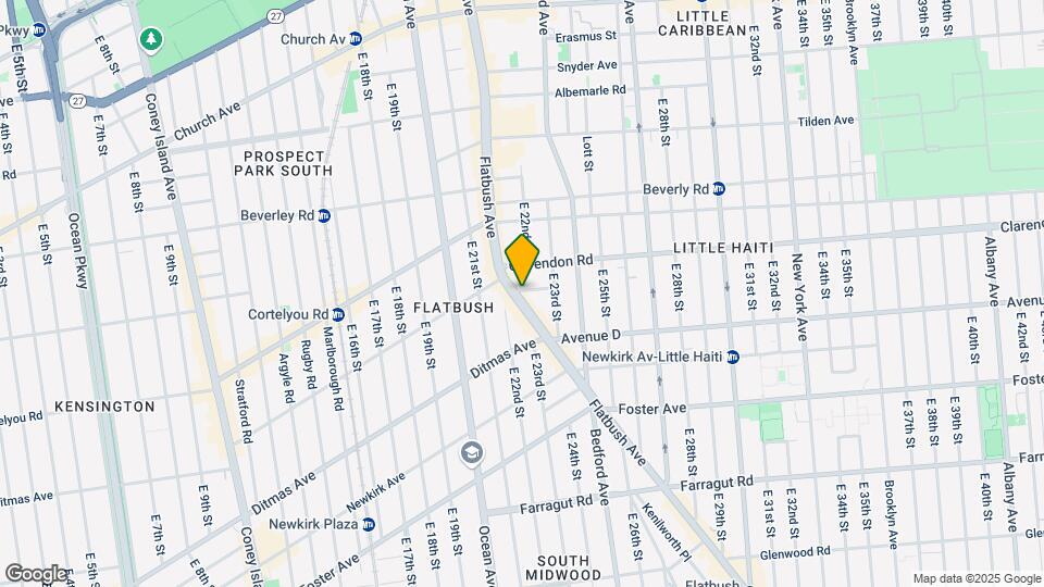 1161 Flatbush Ave Map and Location Details