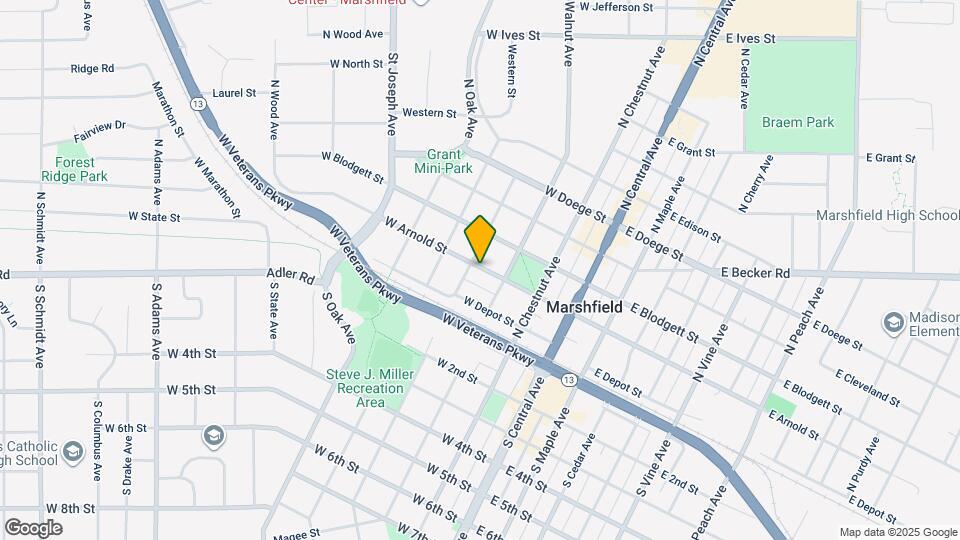 312 W Arnold St Map and Location Details