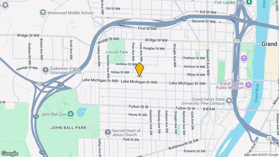 1001 Lake Michigan Dr NW Mapa y Detalles de la Ubicación