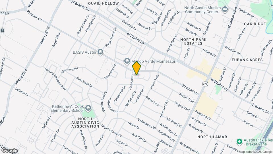 10806 Humington Dr Map and Location Details