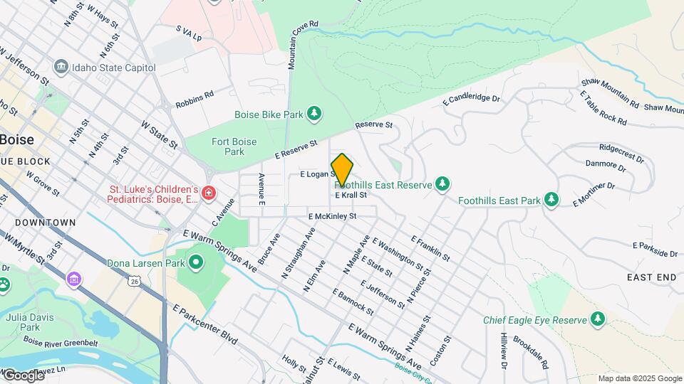 954 E Krall St Map and Location Details