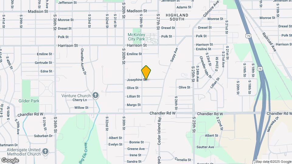 2721 Josephine St Map and Location Details