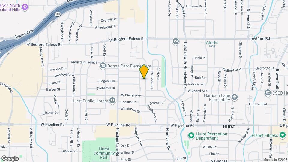 1117 Trailwood Dr Map and Location Details