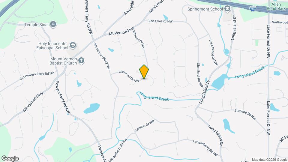 570 Idlewood Dr NW Map and Location Details