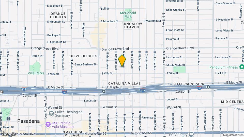 523 Wilson Ave Map and Location Details