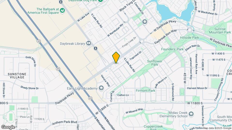 5033 W Daybreak Pkwy Map and Location Details