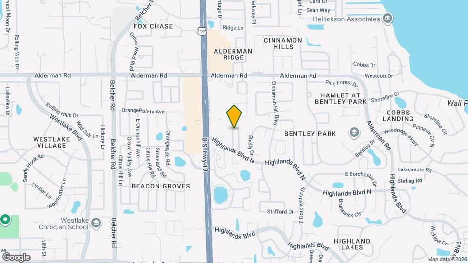2225 Lark Cir W Map and Location Details