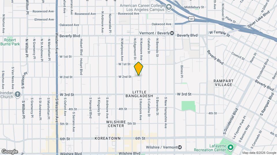 203 S Kenmore Ave Map and Location Details