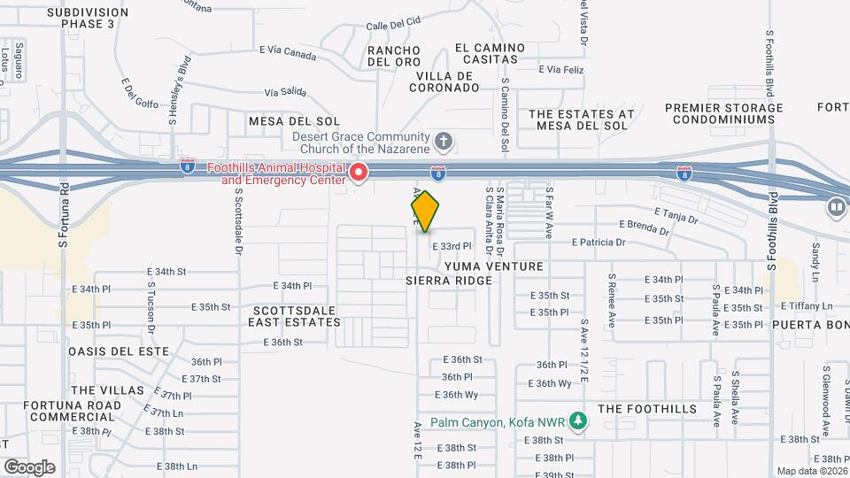 11242 S Sally Dr Mapa y Detalles de la Ubicación