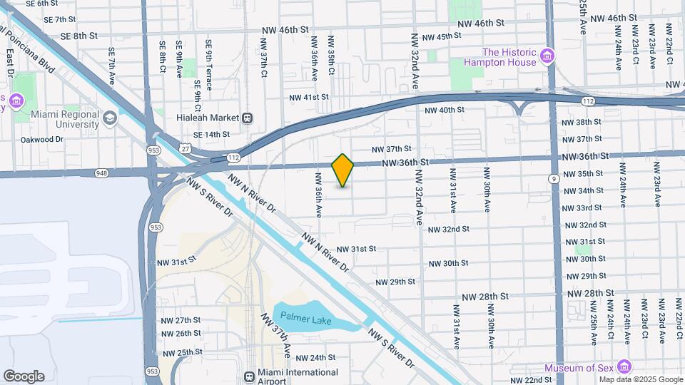 3527 NW 34th St Map and Location Details