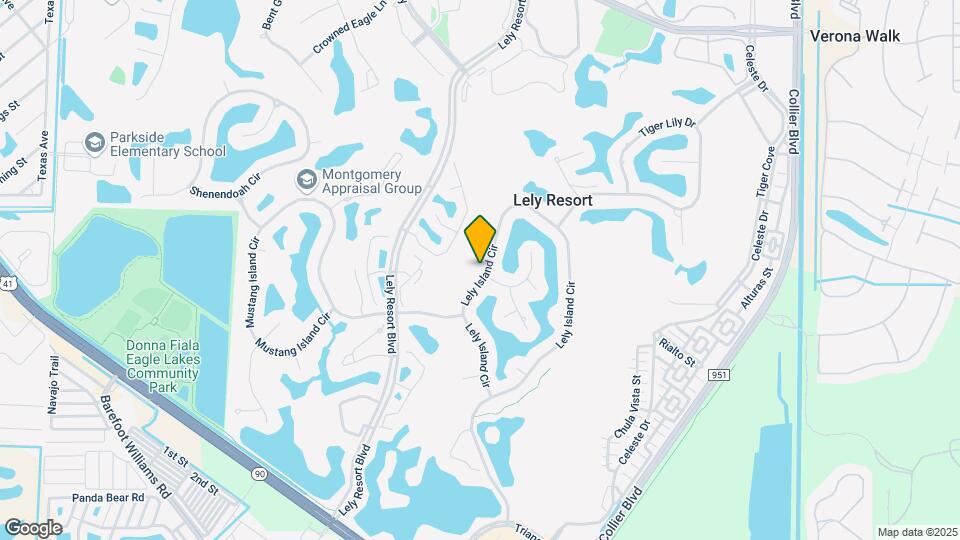 8886 Lely Island Cir Map and Location Details