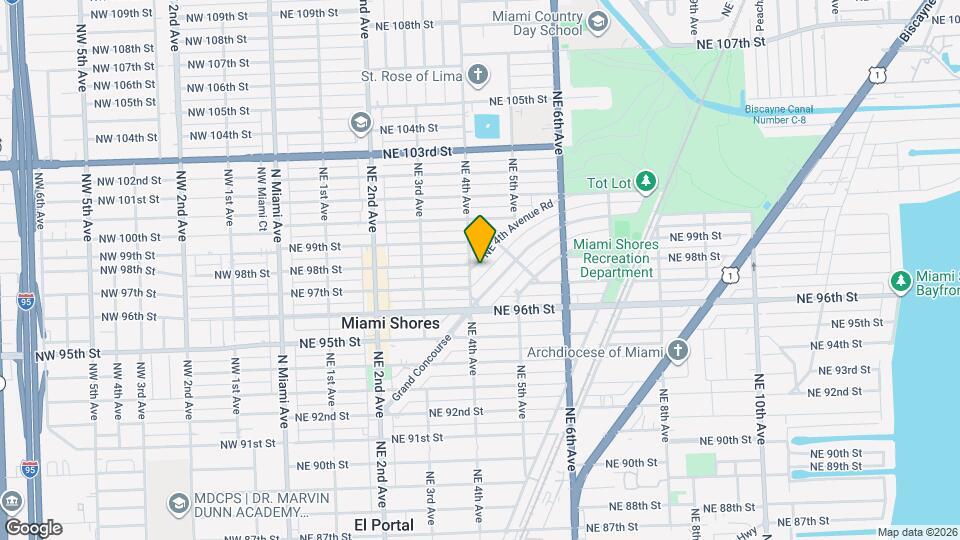 9805 NE 4th Avenue Rd Mapa y Detalles de la Ubicación