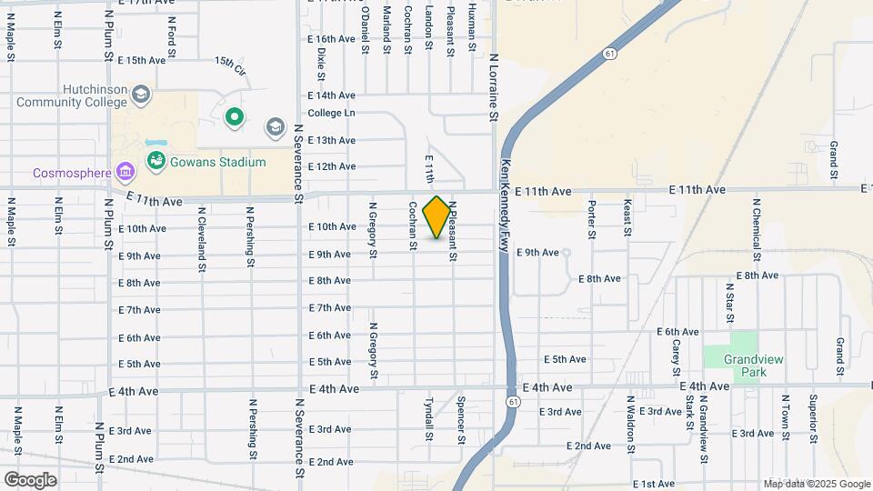 1214 E 9th Ave Mapa y Detalles de la Ubicación