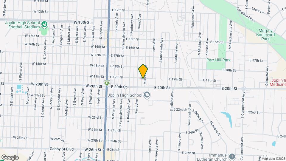 1906 Missouri Ave Map and Location Details