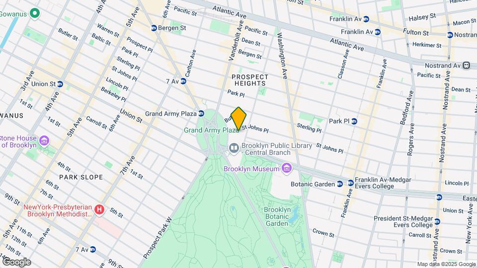 292 Saint Johns Pl Mapa y Detalles de la Ubicación