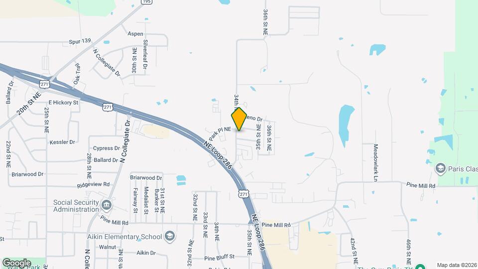 3415 Vagas Dr Map and Location Details