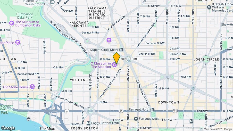 2009-2011 O St NW Map and Location Details