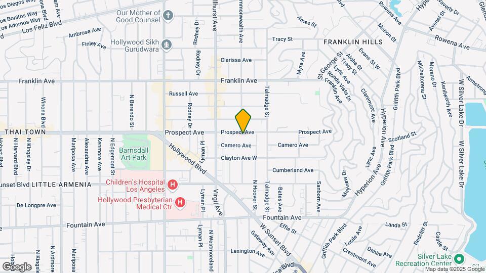 4360 Prospect Ave Mapa y Detalles de la Ubicación