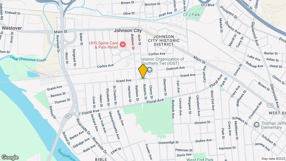 184 Grand Ave, Unit 1F Map and Location Details