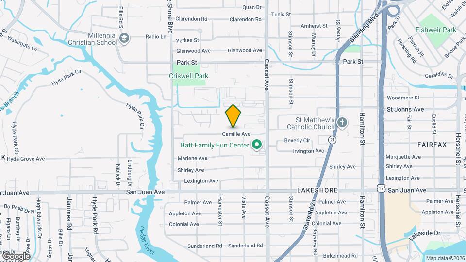 5139 Camille Ave Map and Location Details