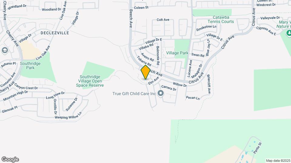 15419 Ridgecrest Dr Map and Location Details