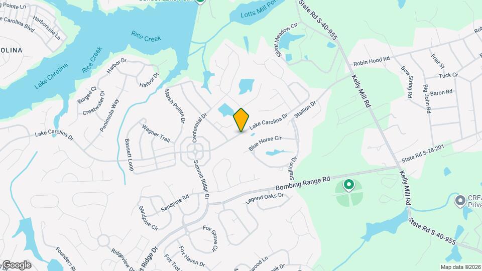 1964 Lake Carolina Dr Map and Location Details