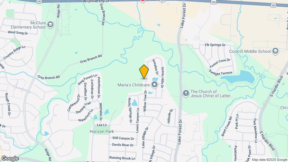 1109 Willow Tree Dr Map and Location Details