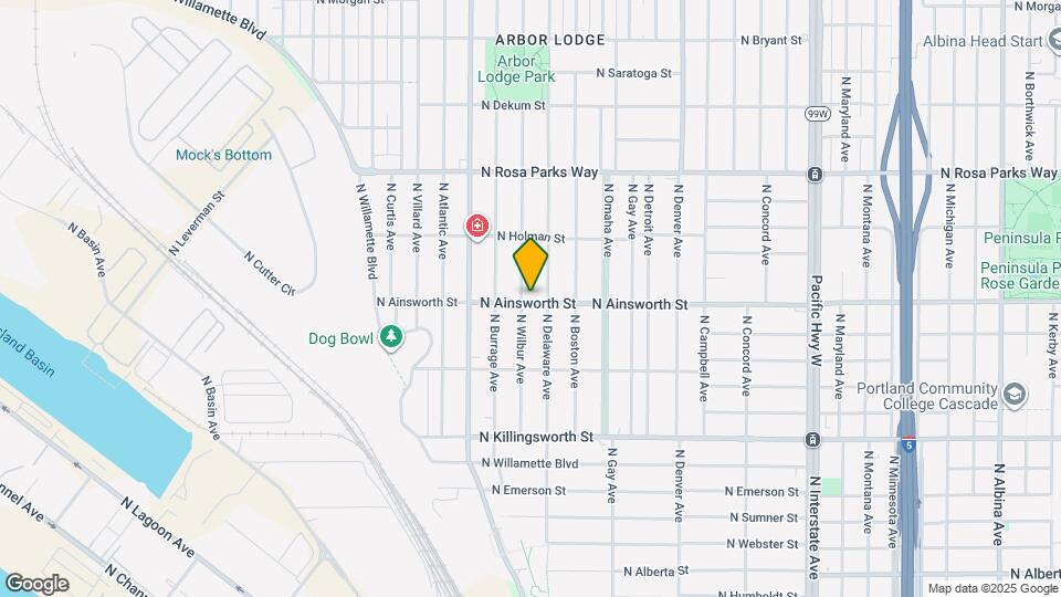 6010 N Wilbur Ave Map and Location Details