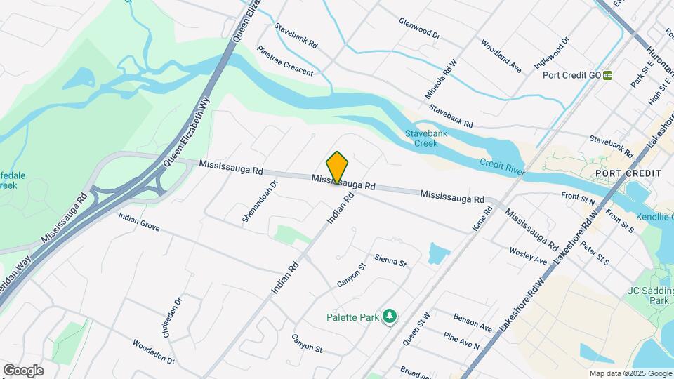 1346 Mississauga Rd Map and Location Details