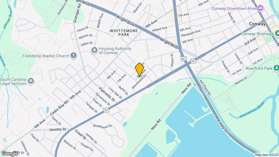 2100 Woodward Dr Map and Location Details