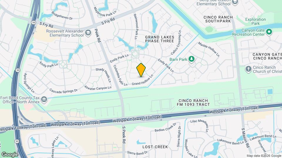 21619 Shallow Glen Ln Map and Location Details