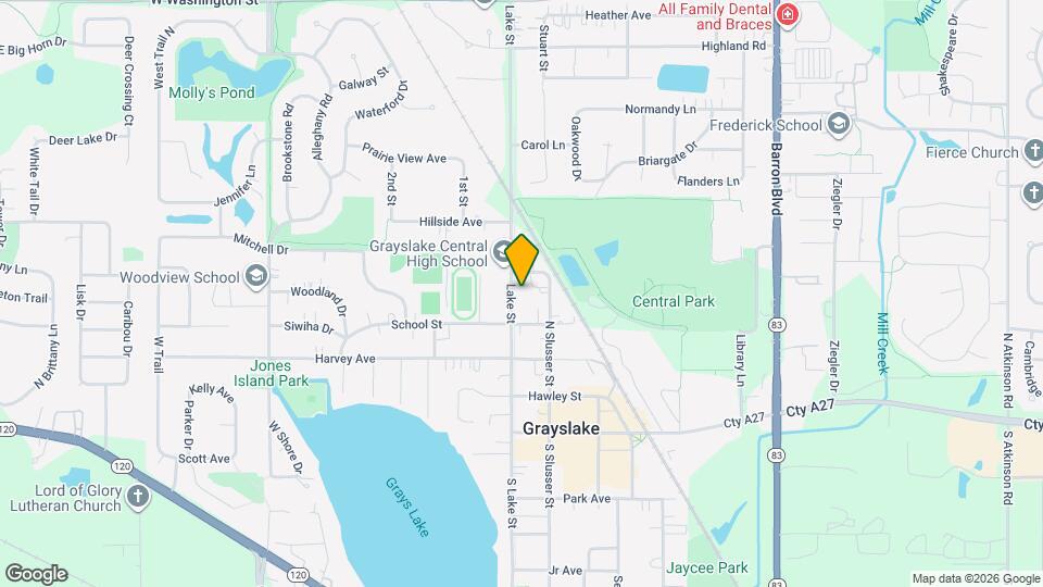 379 N Lake St Map and Location Details